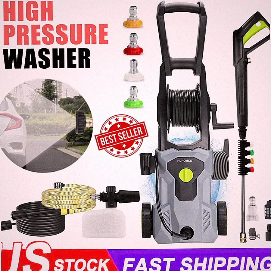 2500 PSI Electric Pressure Washer High Pressure Washer Portable Powered Washer👍
