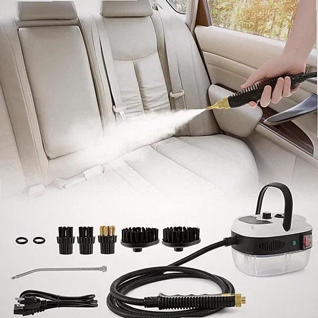 2500W Car Detailing Steamer High Pressure Handheld Steam Cleaner Household US