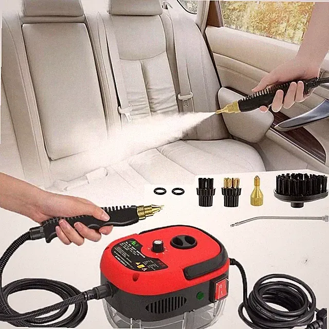 2500W Steam Cleaner High-Pressure Handheld Portable Car Detailing Tile Washer