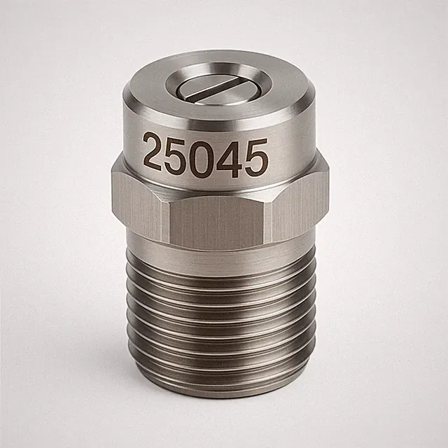 25045 2Pcs Pressure Cleaning Nozzle Tip Stainless Steel 1/4 MNPT Thread 5000 PSI