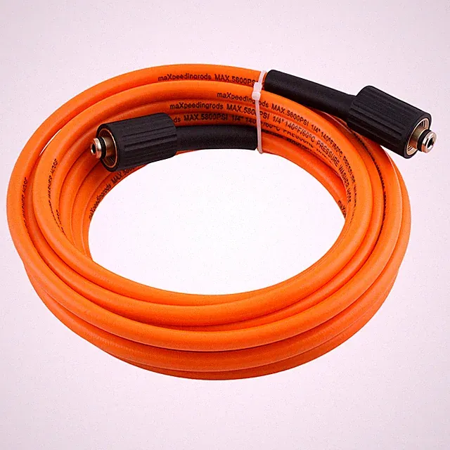 25Feet High Pressure Washer Hose 5800PSI 1/4" Quick Connect Kink Resistant