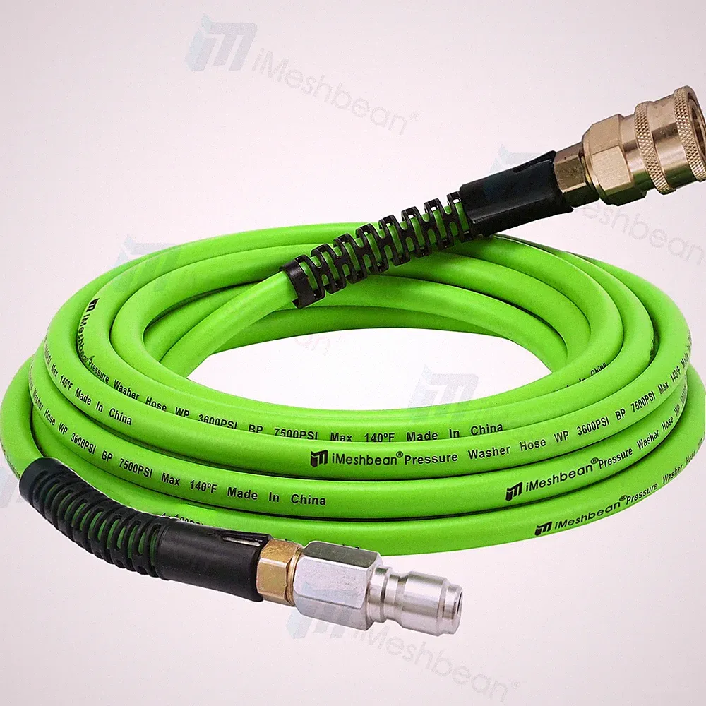 25FT 3600PSI Replacement High Pressure Power Washer Hose-3/8" Swivel QC Flexible