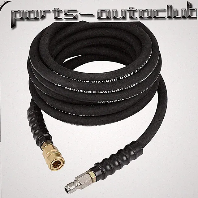 25ft 4800 PSI Pressure Washer Hose 1/4" Hot/Cold Water Replace Extension Hose