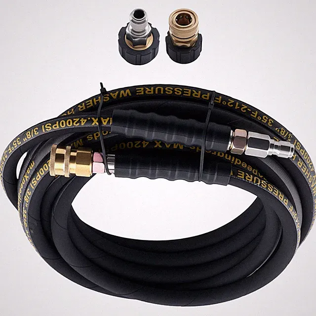 25ft High Pressure Hose 3/8" 4200PSI QC for Ryobi Karcher Briggs Stratton