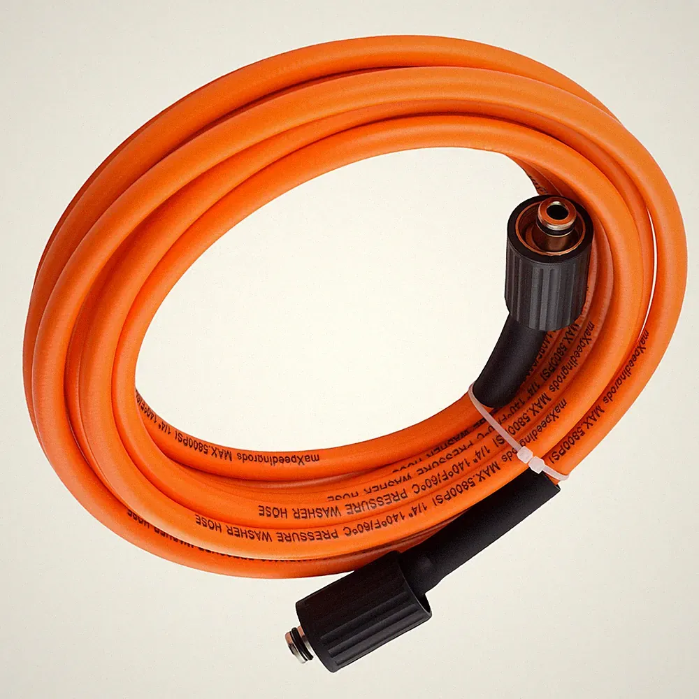 25FT High Pressure Washer Hose 5800PSI 1/4in Quick Connect Kink Resistant