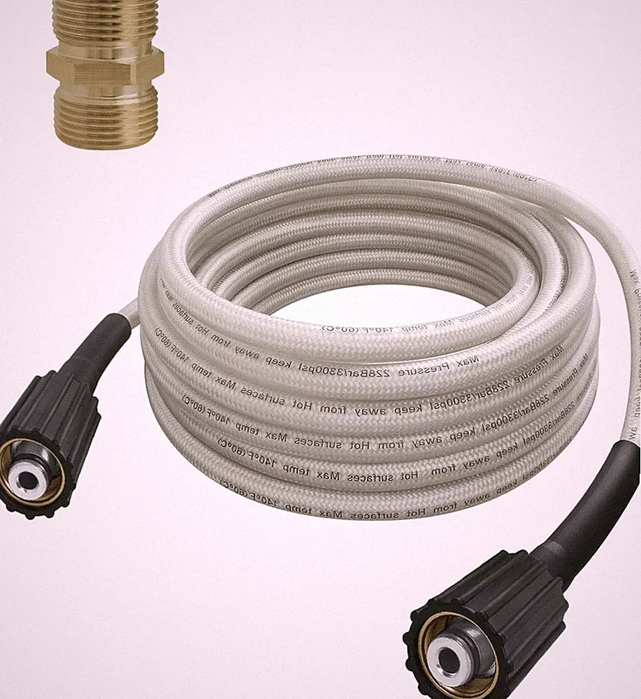 25FT High Pressure Washer Hose - Replacement for Greenworks 5200402, for All Gre