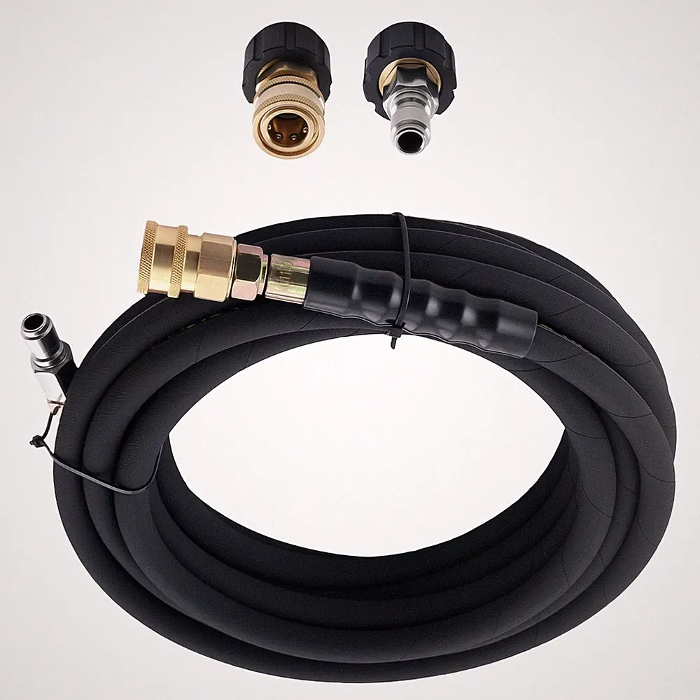25FT Pressure Washer Extension Hose for Karcher/Honda 3/8 Quick Connect