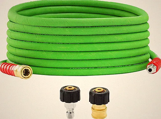 25FT Pressure Washer Hose, 3/8" Kink-Resistant for Hot/Cold Water