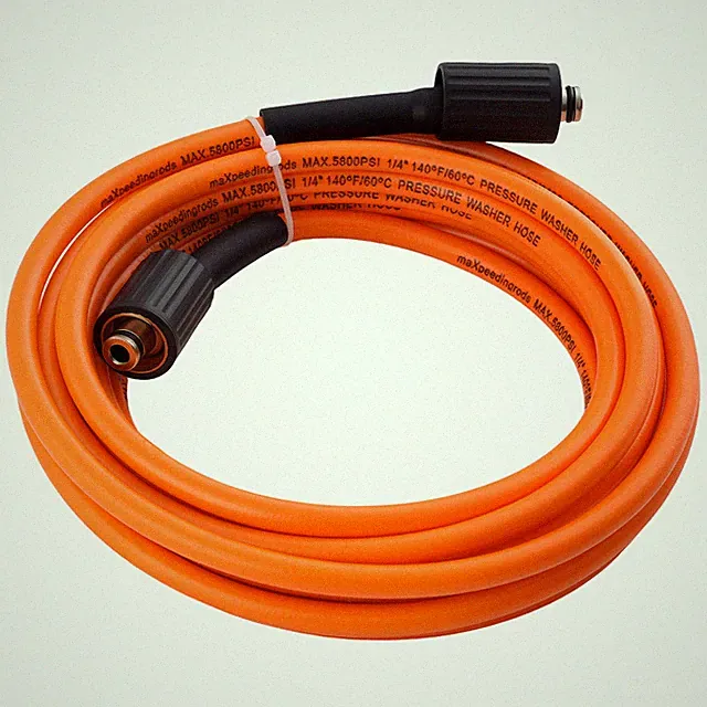 25FT Pressure Washer Hose 5800PSI 1/4in Quick Connect Kink Resistant