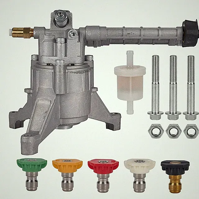 2600 3000 PSI Pressure Washer Pump Vertical 7/8 Shaft 5 Nozzle