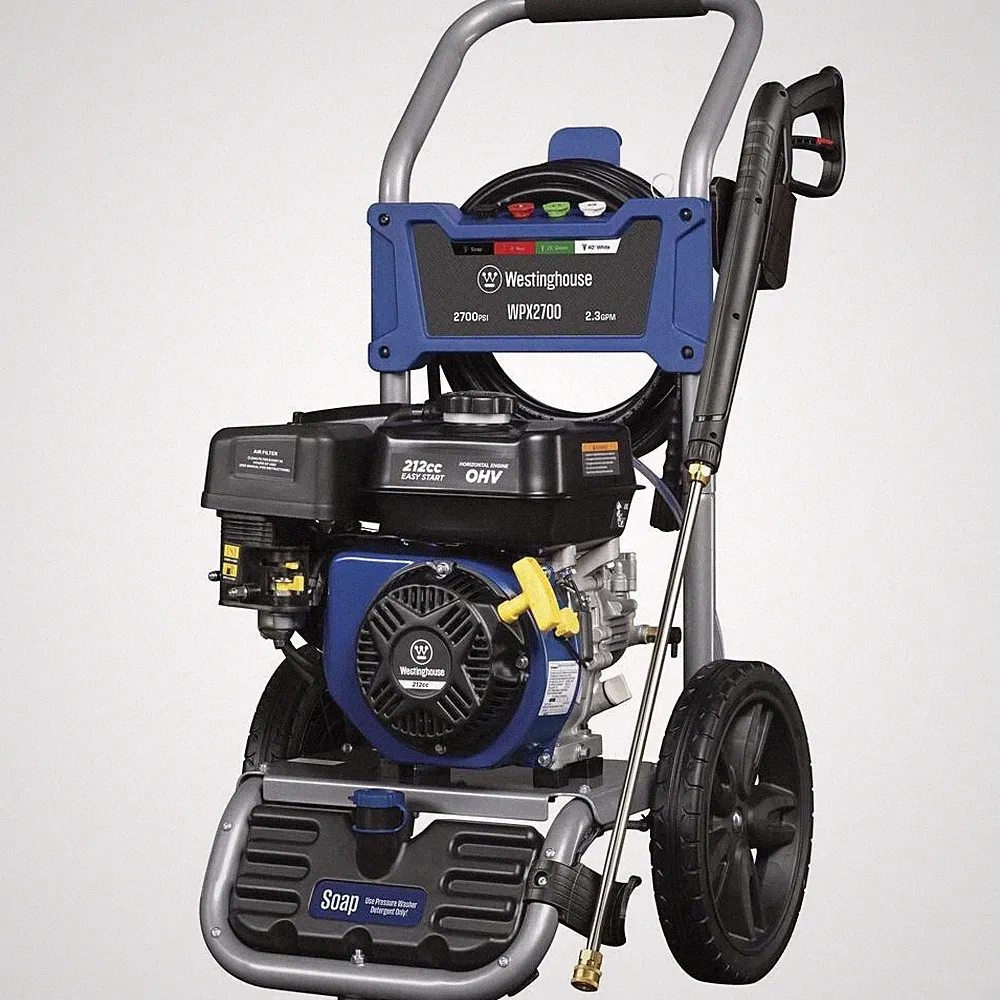 2700 PSI 2.3 GPM Gas Pressure Washer 4 Nozzle Deck Sidewalk Heavy Duty Cleaner