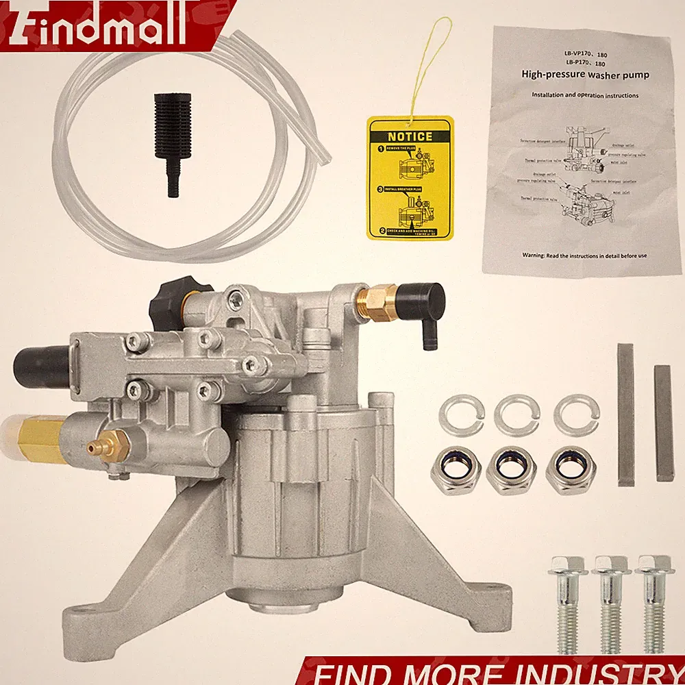2700 PSI Universal Power Pressure Washer Pump 7/8" Shaft 2.4 GPM Flow Rating US