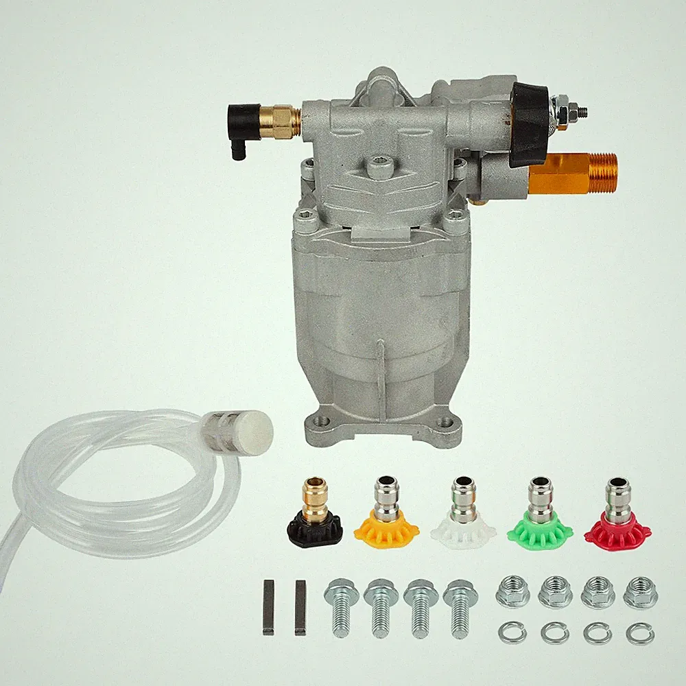 2700psi 3/4" Shaft Horizontal Cold Water Power Pressure Washer Water Pump 2.5GPM