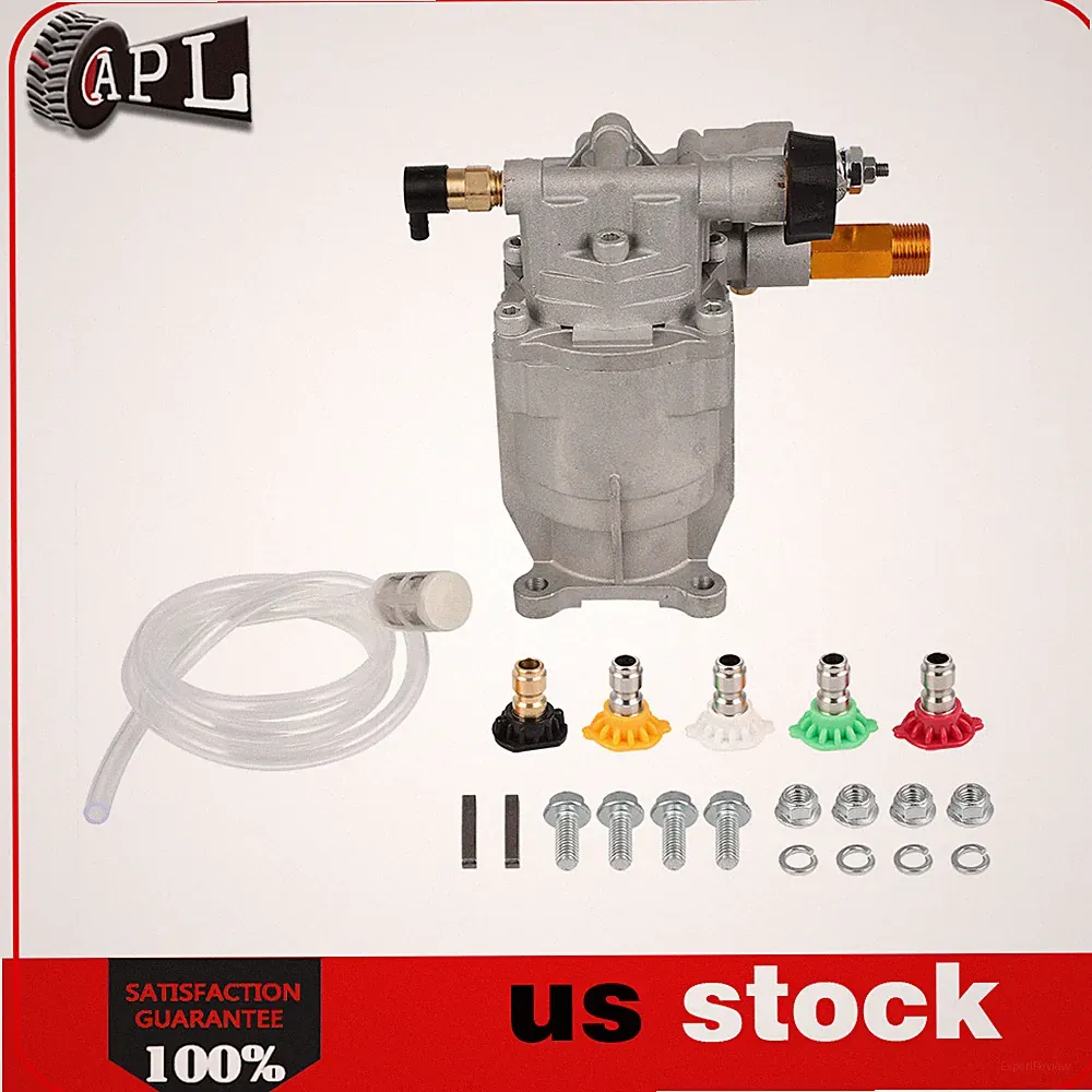 2700psi Cold Water Power Pressure Washer Water Pump 2.5GPM 3/4" Shaft Horizontal