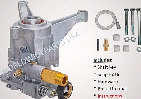Pressure Washer Pump OEM Simpson 90026 3000 PSI Vertical GPM Axial replacement