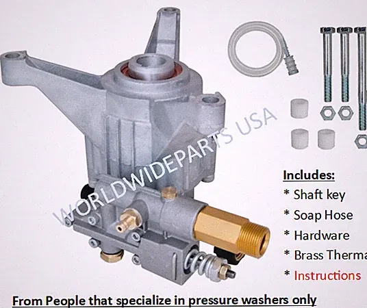 New 2800 psi POWER PRESSURE WASHER WATER PUMP Troy-Bilt 020486 020486-0