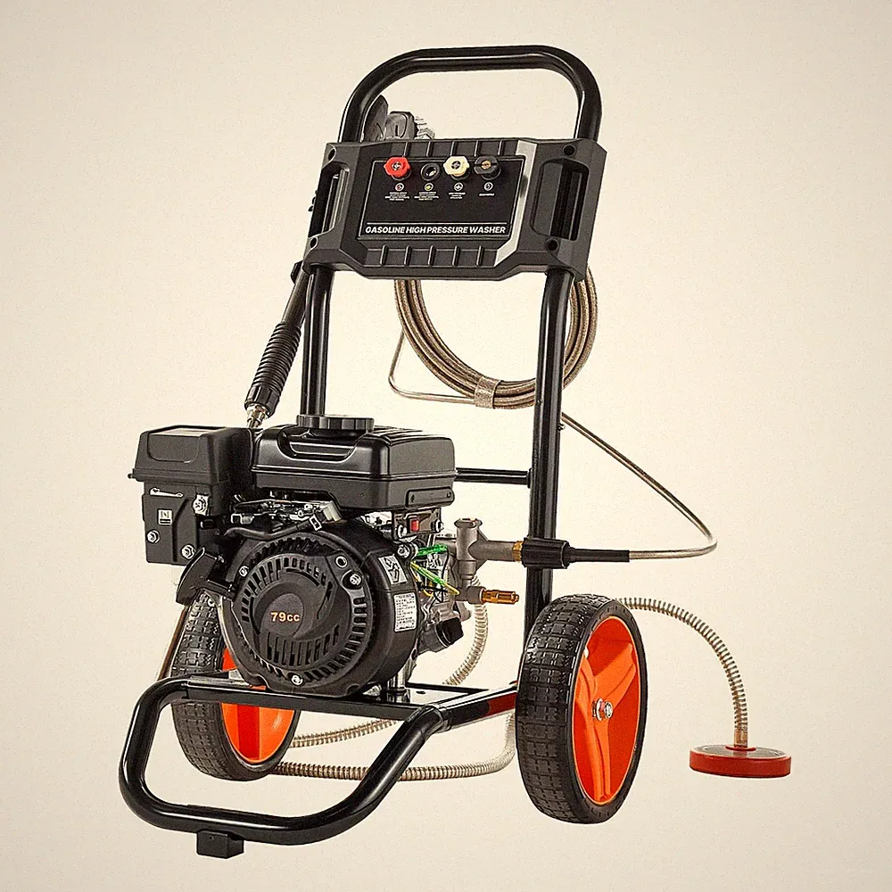 2900 PSI 1.85 GPM Gas Pressure Washer, 4 Nozzles for Cars Driveways