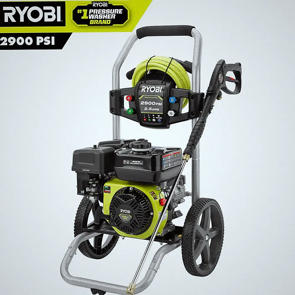 2900 PSI 2.5 GPM Cold Water Gas Pressure Washer with 212Cc Engine