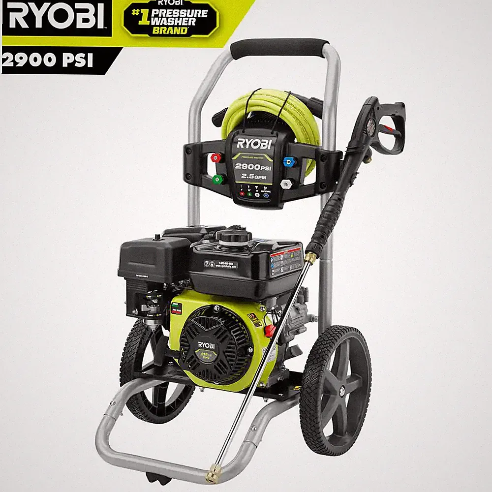 2900 PSI 2.5 GPM Cold Water Gas Pressure Washer with 212Cc Engine