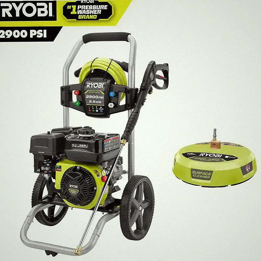 2900 PSI 2.5 GPM Cold Water Gas Pressure Washer with 212Cc Engine and 15 In. Sur