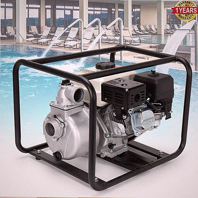 2inch 6.5 HP 4-Stroke Gasoline Water Pump Semi-Trash High-Pressure Transfer Pump