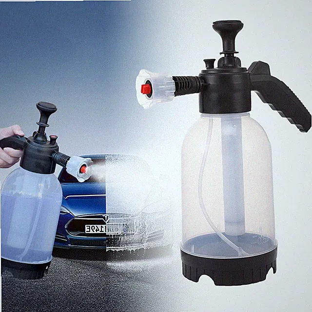2L Car Wash Foam Sprayer Hand Held Pump Wash Spray Bottle Snow Foam Detailing CW