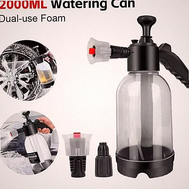 2L Car Wash Pump Foam Sprayer Hand Held Wash Spray Bottle Snow Foam Detailing US