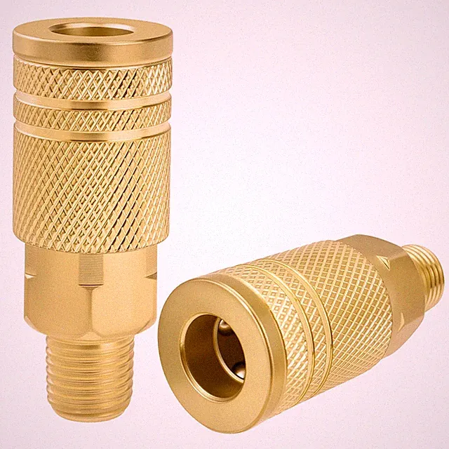 2Pcs 1/4 NPT Quick Connect Air Hose Fittings, Pressure Washer Coupler for Air...