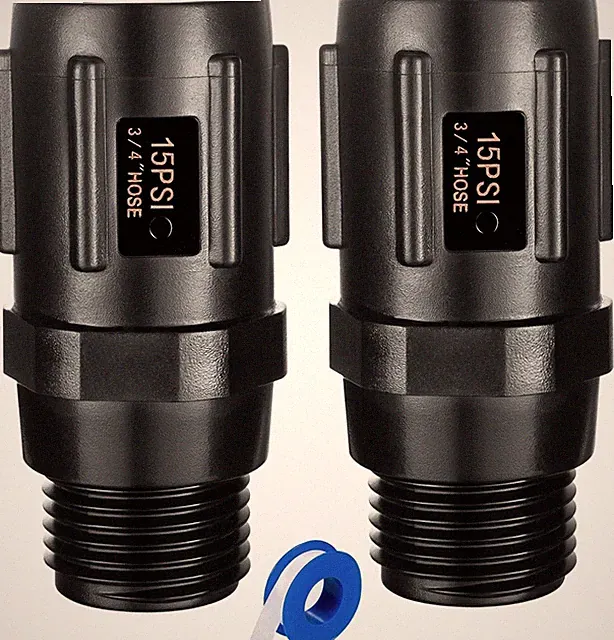 2pcs Garden Hose Pressure Regulator 15 PSI, 3/4" FHT × 3/4“ MHT, Pressure Red...