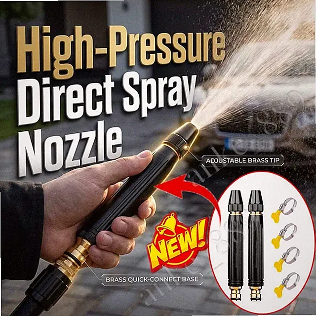 2PCS Larnto High Pressure Hose Nozzle Water Gun for Car Wash Garden Booster ~NEW