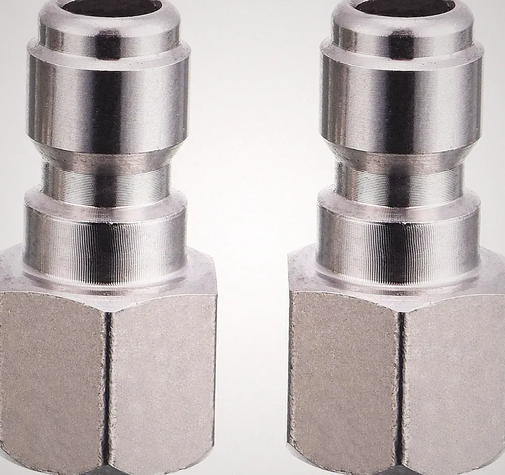 2PCS Pressure Washer Couplers Quick Connect Plug Female NPT Thread Fitting for U