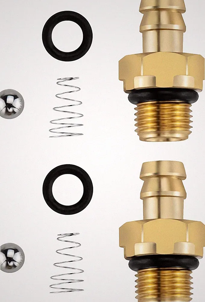 2Set Pressure Washer Soap Injector Kit Brass Fits Briggs, Homelite, Ryobi, Husky
