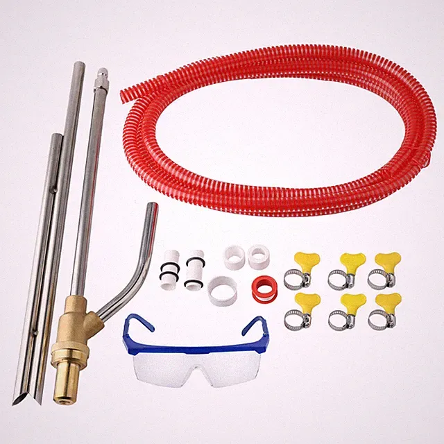 2x Pressure Washer Sandblasting Kit Wet Sandblaster Attachment, 5000PSI, 1/4Inch
