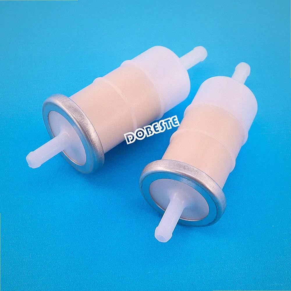 2x Universal Fuel Filter Inline Diesel Generator Pressure Washer 1/4" Fuel Line