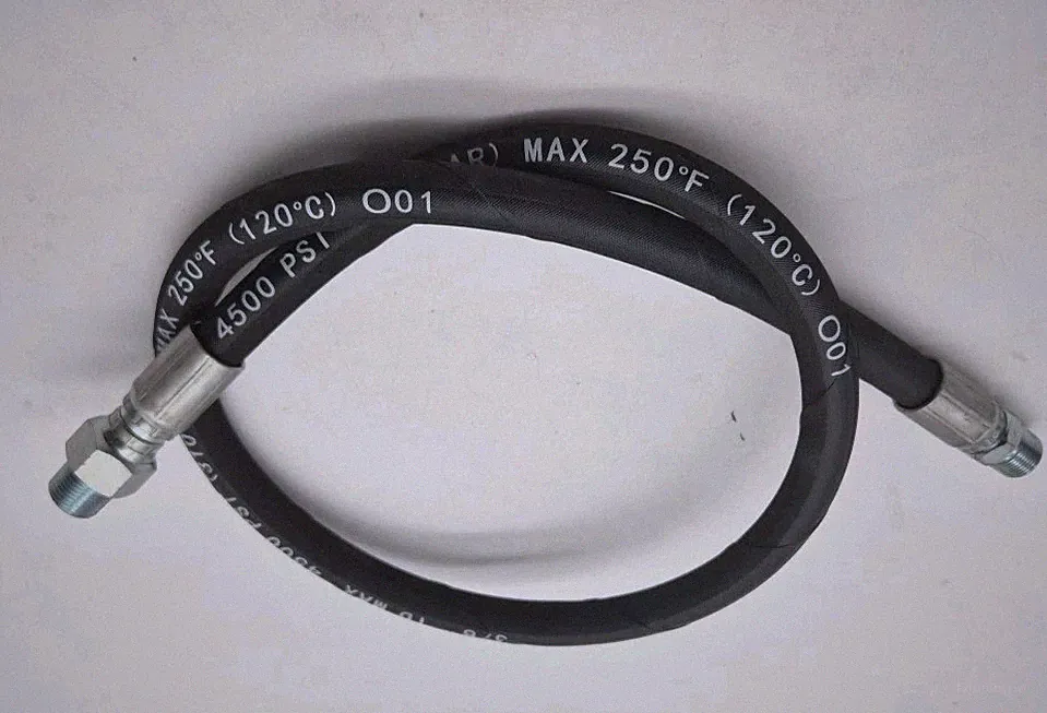 3' 3/8" 4500 PSI Black Pressure Washer Jumper Hose - New