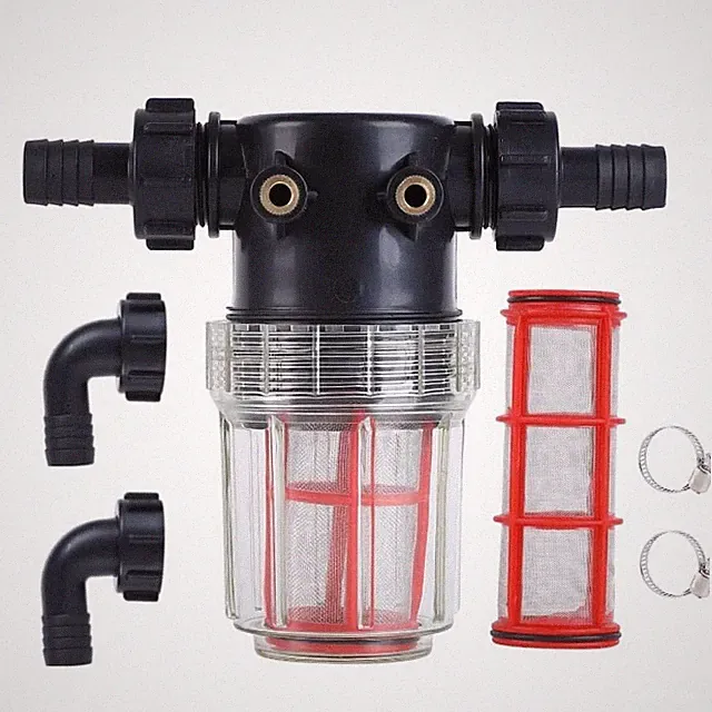 3/4''1/2''hose barb filter, sedimentation filter accessories for inlet water...
