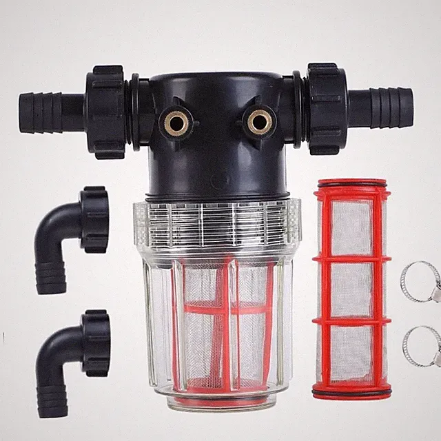 3/4''1/2''hose barb filter sedimentation filter accessories for inlet water o...