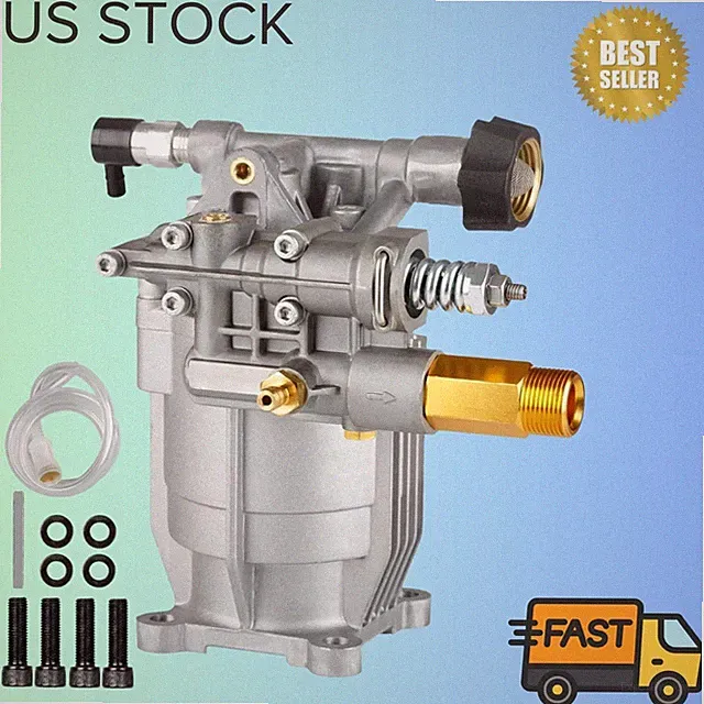 3/4" horizontal shaft pressure washer pump, replacement pump