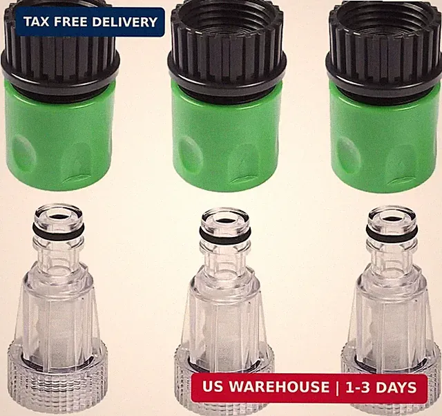 3/4 Inch Pressure Washer Garden Hose Adapter,Compatible with PW909103K Replace f