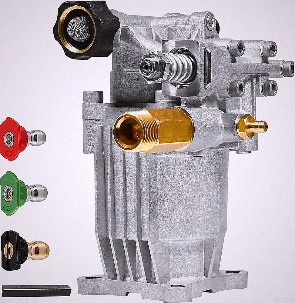 3/4" Shaft Horizontal Pressure Washer Pump, 2600-3300 PSI @ 2.5 GPM