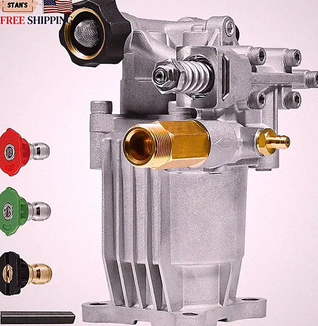 3/4" Shaft Horizontal Pressure Washer Pump 2600-3300 PSI @ 2.5 GPM Power NEW