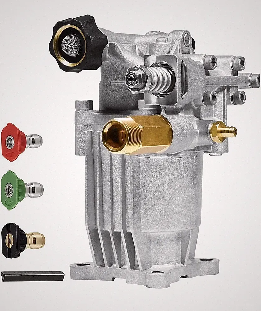 3/4" Shaft Horizontal Pressure Washer Pump, 2600-3300 PSI @ 2.5 GPM - Power Wash