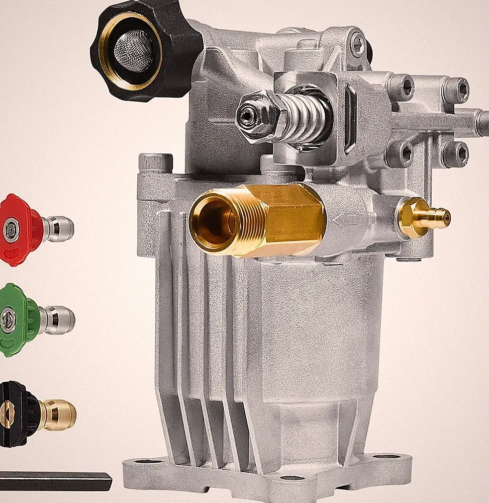 3/4" Shaft Horizontal Pressure Washer Pump, 2600-3300 PSI @ 2.5 GPM - Power Wash