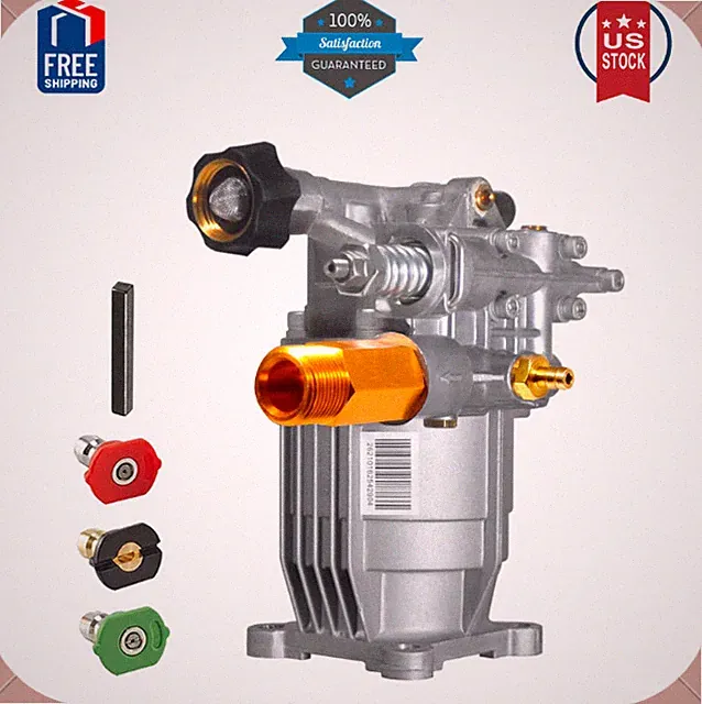 3/4" Shaft Horizontal Pressure Washer Pump, 2600-3300 PSI, 2.5GPM for Gas Washer