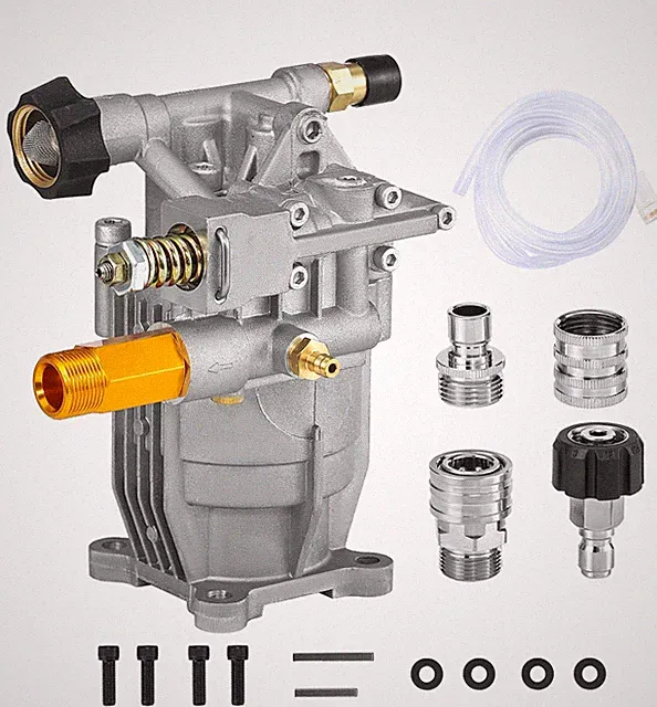 3/4" Shaft Horizontal Pressure Washer Pump - 3000 PSI Power Washer Pump - Com...