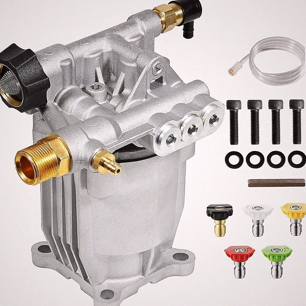 3/4" Shaft Horizontal Pressure Washer Pump 3400 PSI @ 2.5 GPM Pump, Pump with...