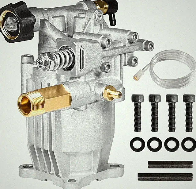 3/4" Shaft Horizontal Pressure Washer Pump 3400 PSI 2.5 GPM Replacement Pump for