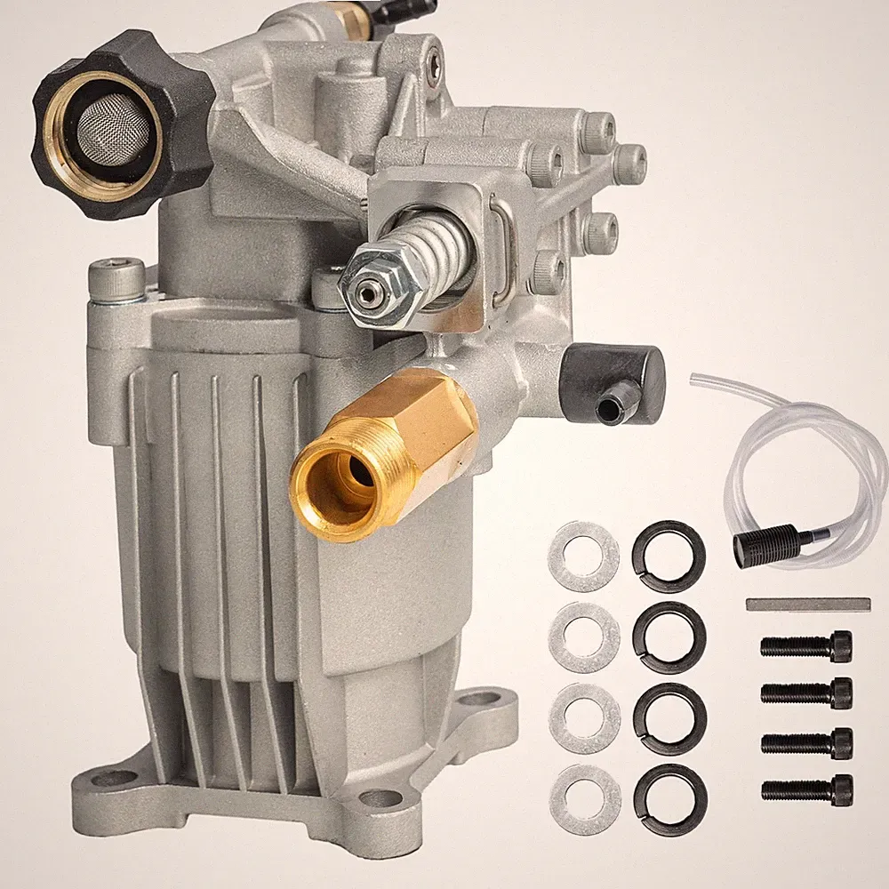 3/4" Shaft Horizontal Pressure Washer Pump 3400PSI 2.5GPM Replacement Gas Power