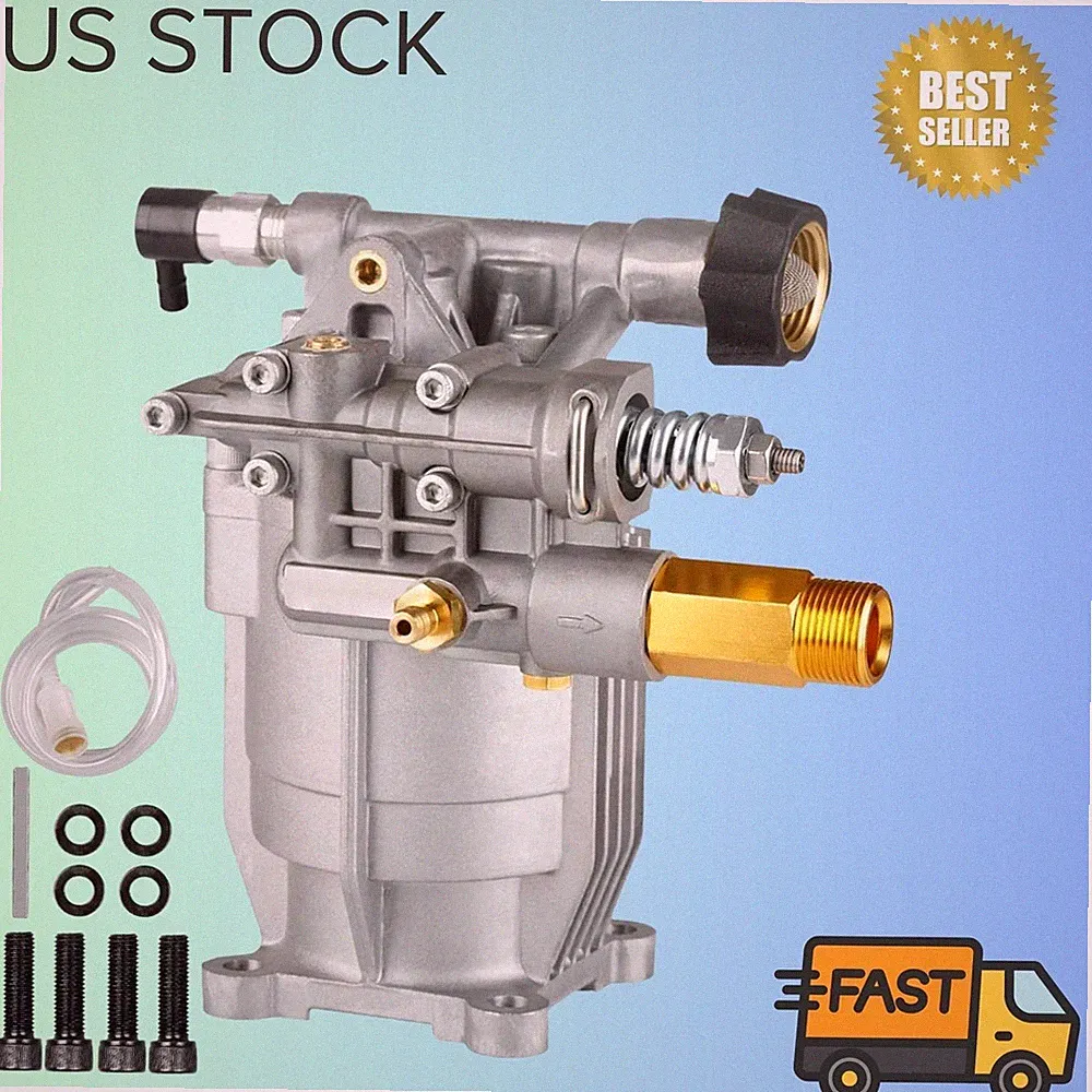 3/4" Shaft Horizontal Pressure Washer Pump, Replacement for Honda