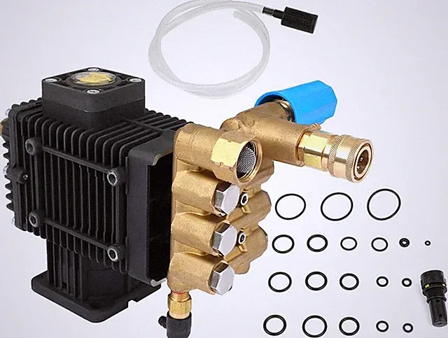 3/4" Shaft Horizontal Triplex Plunger Pressure Washer Pump 2200-3000 PSI 3.3 GPM